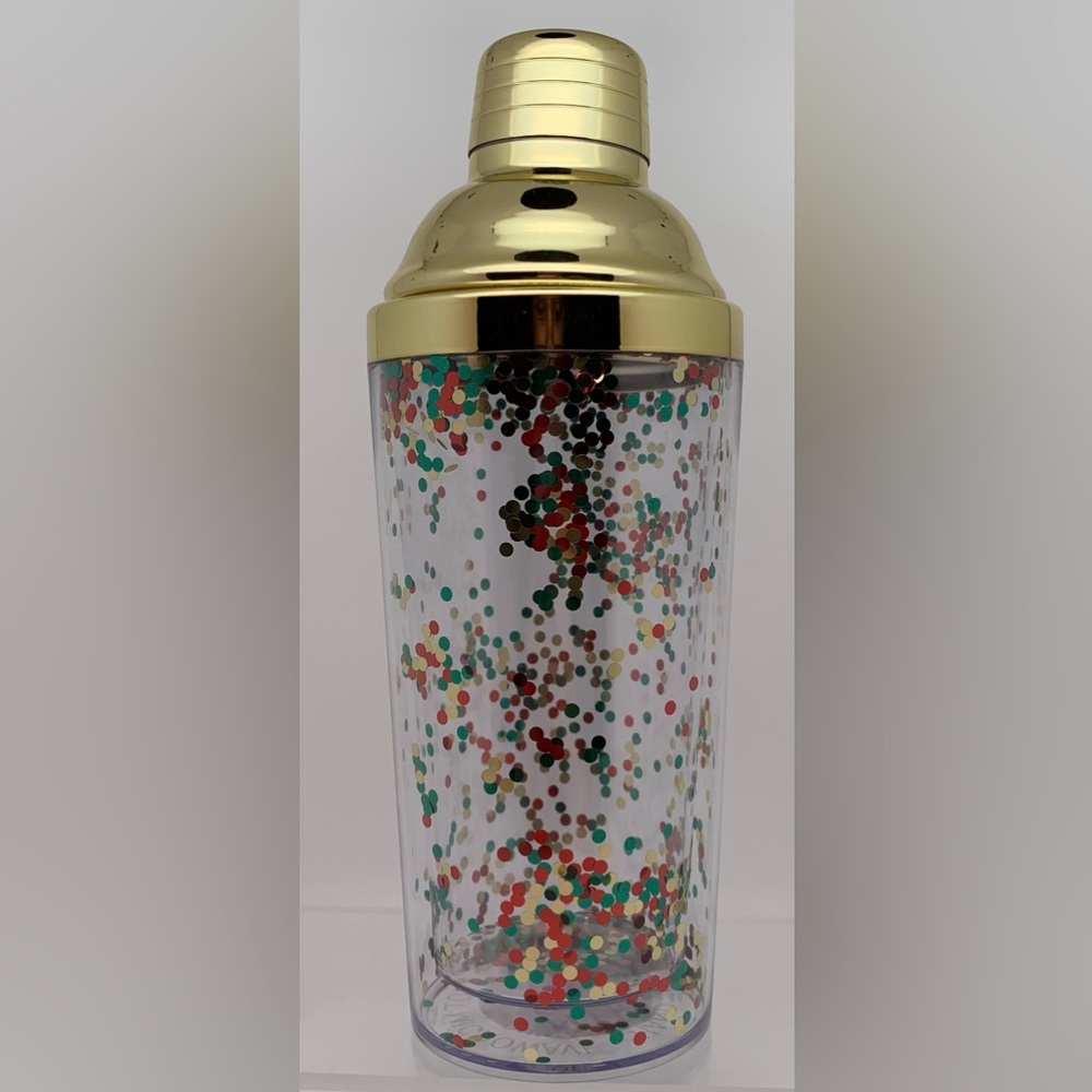 Sparkly Shaker Mixer & Liquor Bottle Spouts W/Lids * Bar Accessories * NWT *